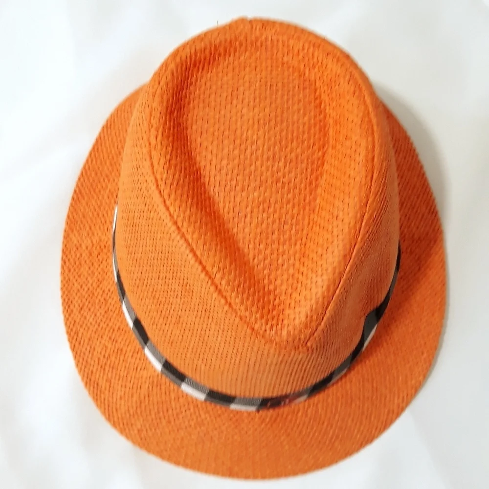 Baltimore Orioles MLB Hat Logo 100% Paper Straw Orange One Size Unisex